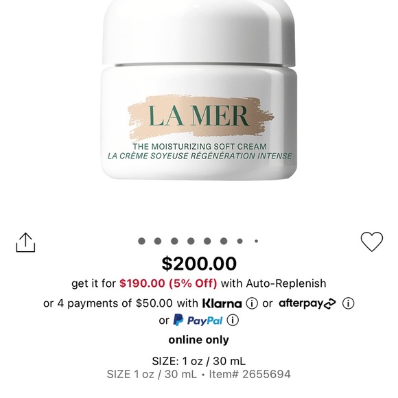 La Mer 1oz The Moisturizing Cream - Picture 6 of 6